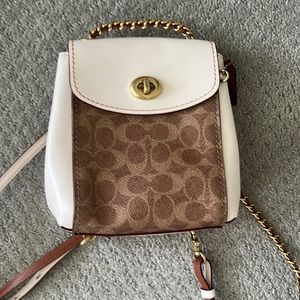 NWT- Coach leather backpack
